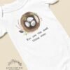 il_fullxfull.5981550203_8pfl.jpg Bird Nest Baby Onesie® Unique Nature Pun Gift for New Parents-Spring Baby Shower-Woodland Photo Prop