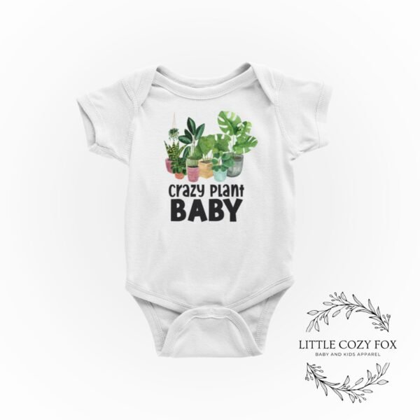 Crazy Plant Baby Onesie® Funny Garden Baby Bodysuit Boho Botanical Baby Outfit Cute Plant Lover Gift Plant-Themed Baby Shower Present - Image 2