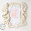 First Chapter Personalized Girl Baby Onesie®- Book-Themed Baby Bodysuit-Floral Book First Birthday Shirt-Story-Themed Baby Birthday Outfit