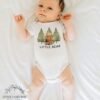 il_fullxfull.5933447368_9h7z.jpg Little Bear Baby Onesie® Woodland Baby Bodysuit Newborn Gift Bear Baby Shower Outfit Nature-Themed Infant Clothes
