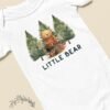 il_fullxfull.5933448606_116u.jpg Little Bear Baby Onesie® Woodland Baby Bodysuit Newborn Gift Bear Baby Shower Outfit Nature-Themed Infant Clothes