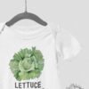 il_fullxfull.5933509232_mav8.jpg Garden Baby Shower Gift Lettuce Be Friends Baby Onesie® Cute Gardening Bodysuit Vegetable Garden Baby Outfit Veggie Baby Gift