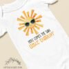 Here comes the sun little darling baby onesie® Sunshine baby clothes bodysuit Sunshine baby shower gift