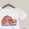 Future Farmer Onesie®- American Farmer- New Baby Gift- Farm Baby Shower- Farm Life Onesie®- FFA Baby- Baby Boy Gift- Farm Birthday Onesie®