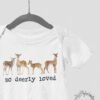 So deerly loved baby onesie® Deer baby gift Hunting baby gift Woodland baby shower gift Deer baby bodysuit Cute woodland baby - Image 5