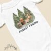 Woodland Friends Onesie® Forest Animal Baby Shower Gift Woodland Nursery Announcement Gift