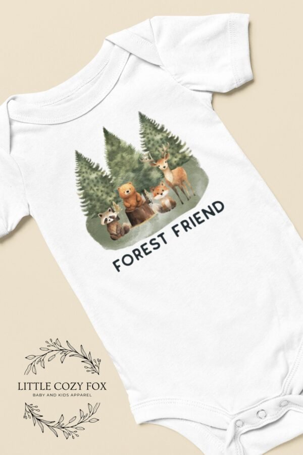 Woodland Friends Onesie® Forest Animal Baby Shower Gift Woodland Nursery Announcement Gift
