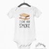 Camping Baby Shower Gift I Love You S'more Baby Onesie® Cute Camping Bodysuit S'more Baby Clothes Newborn Outfit