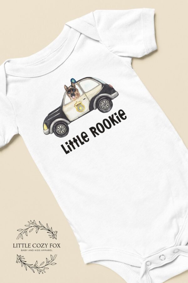 Little Rookie Onesie® Police Officer Baby Funny Police Baby Gift Cute Baby Shower Gift Police Baby Clothes