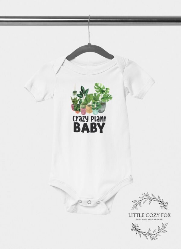 Crazy Plant Baby Onesie® Funny Garden Baby Bodysuit Boho Botanical Baby Outfit Cute Plant Lover Gift Plant-Themed Baby Shower Present - Image 3