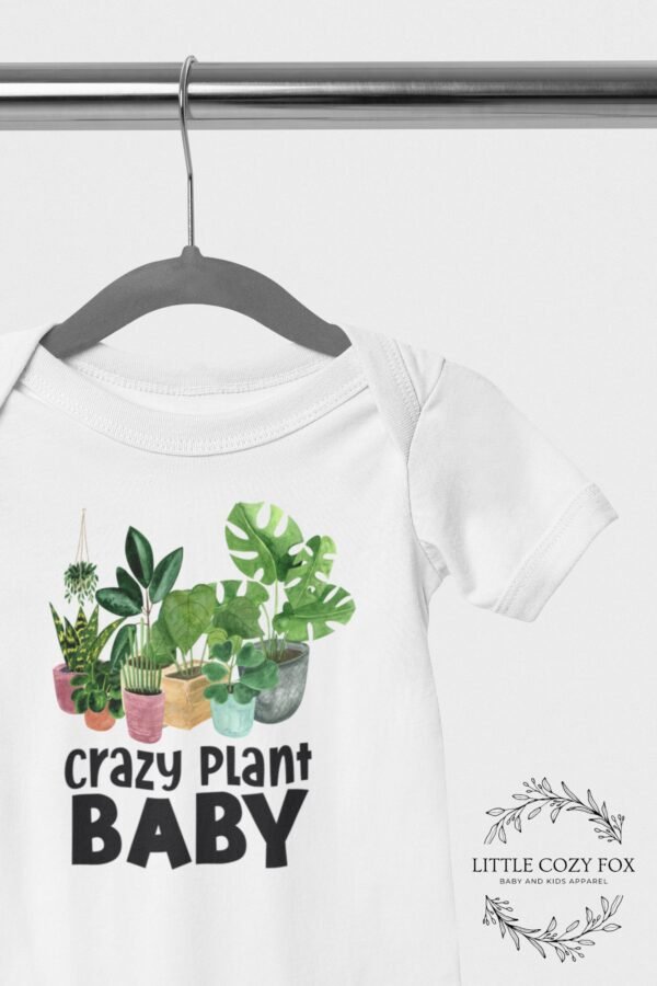 Crazy Plant Baby Onesie® Funny Garden Baby Bodysuit Boho Botanical Baby Outfit Cute Plant Lover Gift Plant-Themed Baby Shower Present - Image 4
