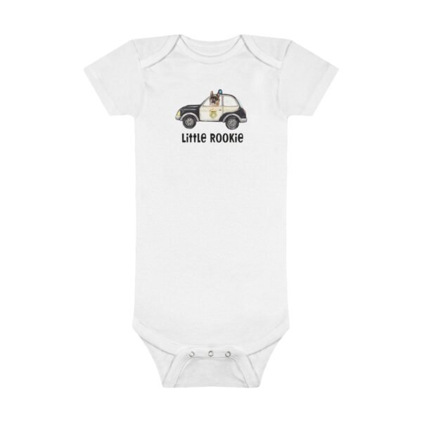 Little Rookie Onesie® Police Officer Baby Funny Police Baby Gift Cute Baby Shower Gift Police Baby Clothes - Image 5