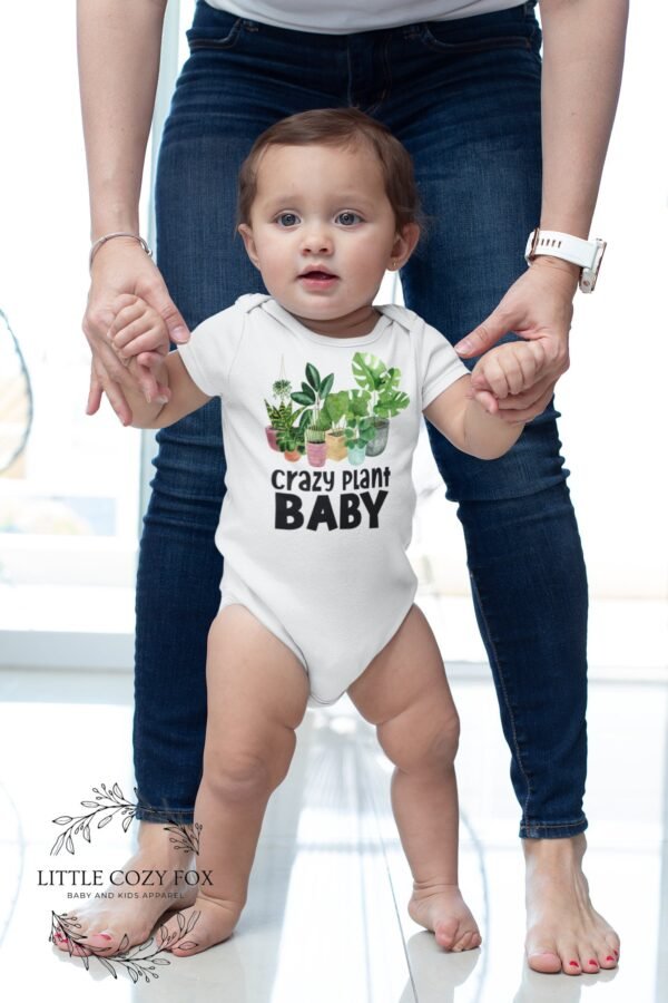 Crazy Plant Baby Onesie® Funny Garden Baby Bodysuit Boho Botanical Baby Outfit Cute Plant Lover Gift Plant-Themed Baby Shower Present - Image 5