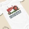 il_fullxfull.6247480041_6f0t.jpg Tractor Baby Onesie® Grandpas Tractor Driving Buddy Farming Baby Onesie® Farm Baby Shower Boy Gift