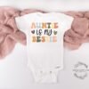 Aunties is my Bestie Baby Onesie®-Funny Aunt Baby Bodysuit-Funny Baby Clothes-Niece outfit-Bestie Baby Gift-Auntie Baby Reveal-Aunt Gift - Image 6