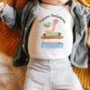 Future Bookworm Baby Onesie® Reading Themed Design-Cute Baby Outfit Future Bookworm & Book Stack Graphic Little Readers Whimsical Book Worm