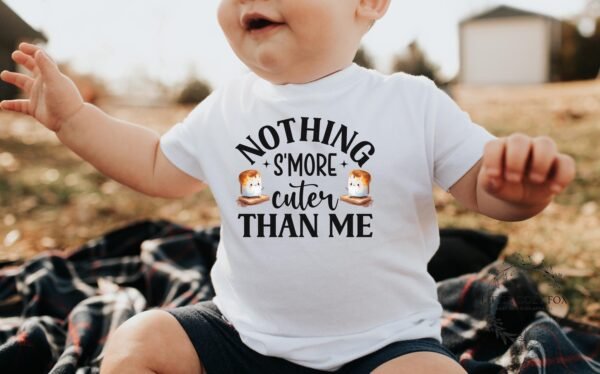 Nothing Smore Cuter Than Me Baby Onesie® Smore Baby Shower Gift Camping Baby Shirt Cute Funny Camping Kids Tees Fall Baby Outfit - Image 8