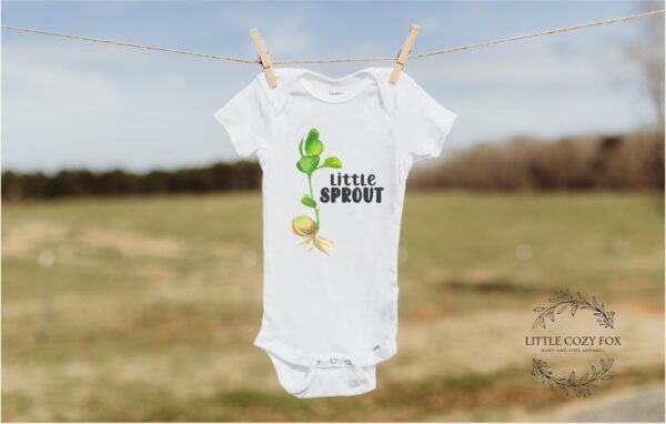 Garden Baby Little Sprout Onesie® Plant Theme for Nature-Loving Families Botanical Design-Earthy Themed Gift - Image 7