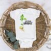 il_fullxfull.6643915018_gqm5.jpg Garden Baby Little Sprout Onesie® Plant Theme for Nature-Loving Families Botanical Design-Earthy Themed Gift