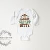 il_fullxfull.6651155660_nk4b.jpg It's Alright to Be Little Bitty Baby Onesie® Western Cowboy Theme - Funny Country Baby Gift -Cactus Print-Western-Themed Baby Onesie-Rustic