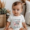 Floral Camera Baby Onesie®'Mommy's Assistant' Cute Photographer Baby Outfit Photo-Loving Families-pregnancy announcement Vintage Camera