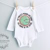 Fantasy Inspired Quote Whimsical Baby Onesie® Storybook Fantasy Gift Hobbit Door Quote Inspirational Baby Quote Design Middle - Image 6