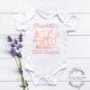 First Chapter Personalized Girl Baby Onesie®- Book-Themed Baby Bodysuit-Floral Book First Birthday Shirt-Story-Themed Baby Birthday Outfit
