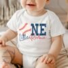 Baseball First Birthday Outfit Cute One Little Rookie Design-First Birthday Onesie®-1st Birthday Shirt-Birthday Outfit Ball Themed Bday - Image 7