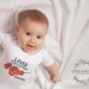 il_fullxfull.6692277735_8pe9.jpg Loved from my head tomatoes baby onesie® Garden baby gift Vegetable baby garden shower gift