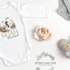 il_fullxfull.6696007368_p89n.jpg Personalized Duck Baby OnesieĀ® Custom Name Baby Tee Mallard Baby Shower Gift Nature-Themed Custom Baby Shirt with Duck and Name