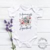 Floral Camera Baby Onesie®'Mommy's Assistant' Cute Photographer Baby Outfit Photo-Loving Families-pregnancy announcement Vintage Camera