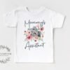 Floral Camera Baby Onesie®'Mommy's Assistant' Cute Photographer Baby Outfit Photo-Loving Families-pregnancy announcement Vintage Camera
