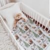 il_fullxfull.6701939948_m2r8.jpg Forest Animal Personalized Baby Blanket Woodland Friends Fox Bear and Raccoon Design