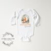 il_fullxfull.6703711818_57vg.jpg Personalized Woodland Fox Baby Onesie® Custom Name Forest Theme Outfit