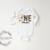 Space Themed 1st Birthday Onesie® 1st Birthday Shirt Personalized Name Custom Baby Bodysuit Birthday Outfit Rocket Ship Themed Birthday-Star