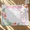il_fullxfull.6726592162_7243.jpg Personalized Baby Milestone Blanket Western Girl Floral Cactus Design Custom Name Photo Prop
