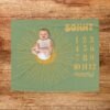 il_fullxfull.6728400666_dlga.jpg Sun Themed Sage Green Baby Milestone Blanket Personalized Sonny Monthly Photo Prop Newborn