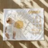 il_fullxfull.6728440322_b9di.jpg My Sunshine Milestone Baby Blanket Sunburst Personalized Keepsake Photo Prop Nursery