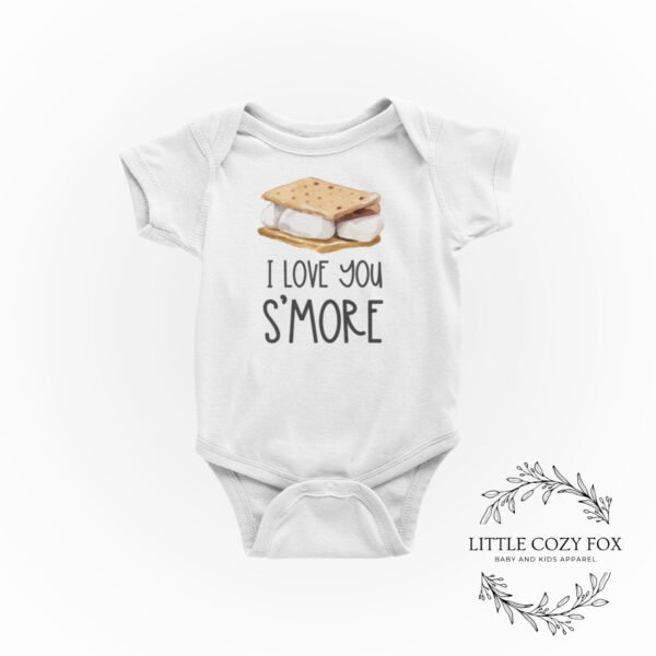 Camping Baby Shower Gift I Love You S'more Baby Onesie® Cute Camping Bodysuit S'more Baby Clothes Newborn Outfit