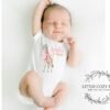 Personalized Giraffe Baby Onesie® Pink Coquette Bow Custom Name Gift Animal Print Baby Shower Present