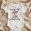 il_fullxfull.6744486103_tdem.jpg Mama's Little Reading Buddy Onesie® Cute Baby Gift Book Lover Baby Outfit Woodland Theme Baby Bodysuit