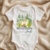 il_fullxfull.6744544879_qcbm.jpg Woodland Fox Baby OnesieĀ® Nature Themed Baby Outfit Watercolor Forest Animal Bodysuit