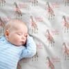 il_fullxfull.6749295267_lf7c.jpg Personalized Baby Name Giraffe Pink Coquette Bow Blanket Zoo Animal Nursery Decor Custom Newborn Toddler Gift Coming Home Baby Shower Gift
