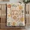 il_fullxfull.6761568081_i0lh.jpg Personalized Name Baby Blanket Floral Baby Girl Custom Name Nursery Decor Gift Custom Woven Blanket Boho Hippie Nursey Wall Tapestry