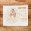 il_fullxfull.6776466455_jfaf.jpg My Sunshine Milestone Baby Blanket Sunburst Personalized Keepsake Photo Prop Nursery